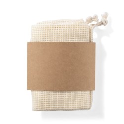 Mehrwegbeutel Set GREENS - Beige