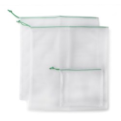 Mehrwegbeutel Set RPET - Transparent