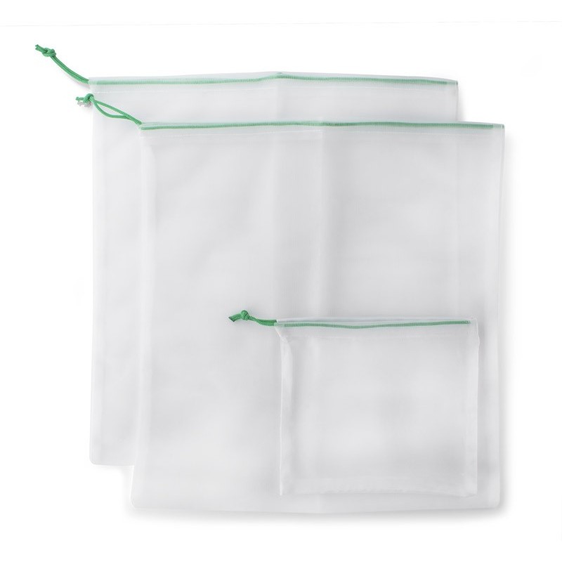 Mehrwegbeutel Set RPET - Transparent