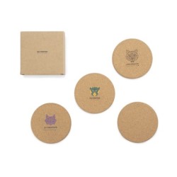 Untersetzer-Set LAUF - Beige