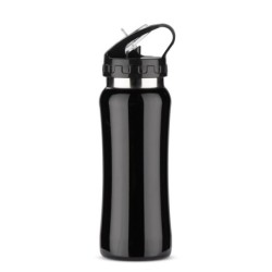 Stahlflasche PATRO 600ml - Schwarz