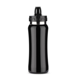 Stahlflasche PATRO 600ml - Schwarz
