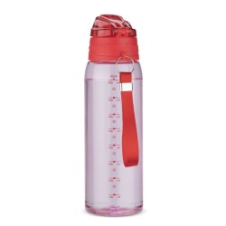 Flasche mit Messbecher 900ml KOLTER - Rot