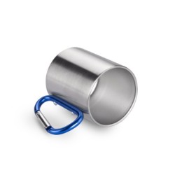 Becher mit Karabiner CAMPIC 200ml - Blau