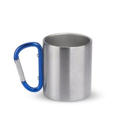 Becher mit Karabiner CAMPIC 200ml - Blau