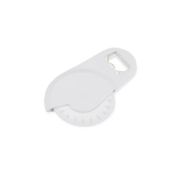 Pizzamesser mit Öffner PEPPERONI - Weiß