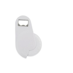 Pizzamesser mit Öffner PEPPERONI - Weiß