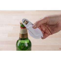 Pizzamesser mit Öffner PEPPERONI - Weiß