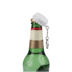 Schlüsselanhänger-Öffner KAPSI - Weiß