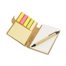 Notizbuch mit Kugelschreiber MARRO - Beige