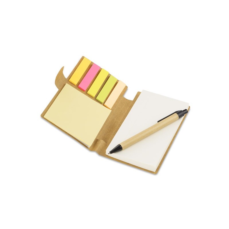 Notizbuch mit Kugelschreiber MARRO - Beige