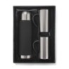 Geschenkset ACON (Thermosflasche 500ml und 2 Thermobecher 260ml) - Schwarz