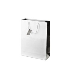 Papiergeschenktasche klein LETTE - Weiß