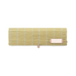 Bambus-Federtasche TITA - Beige