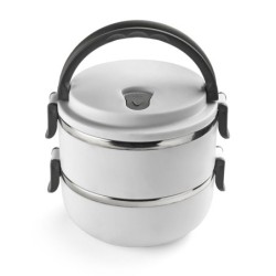 2-Kammer-Behälter TOGO 1400ml - Weiß