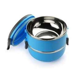 2-Kammer-Behälter TOGO 1400ml - Blau