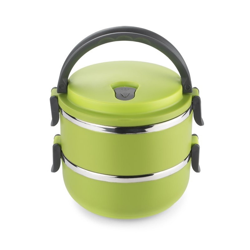 2-Kammer-Behälter TOGO 1400ml - Hellgrün