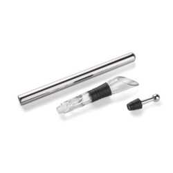 Kühleinlage mit Weinausgießer BLANC - Silber