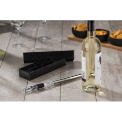 Kühleinlage mit Weinausgießer BLANC - Silber