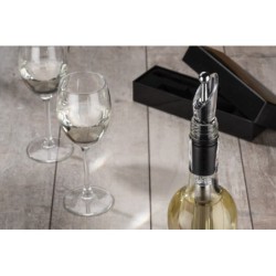 Kühleinlage mit Weinausgießer BLANC - Silber