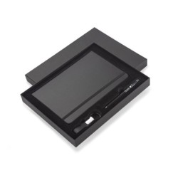 Notizblock mit Stift und Schlüsselanhänger-Set PROBIZ - Schwarz