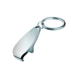 2 in 1 Schlüsselanhänger APER - Silber