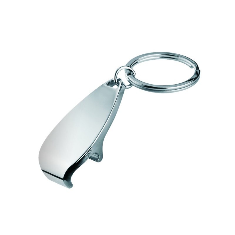 2 in 1 Schlüsselanhänger APER - Silber