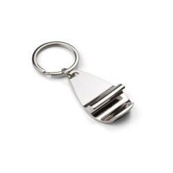 2 in 1 Schlüsselanhänger APER - Silber