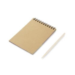 Notizbuch mit Rubbelblättern GRAFI - Braun