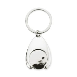 Schlüsselanhänger 2 in 1 TOKEN - Silber