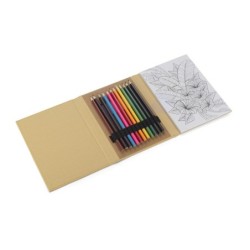 Malbuch mit Buntstiften BETSO - Beige