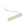 10cm Lineal mit Schnur LINIFY - Beige