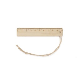 10cm Lineal mit Schnur LINIFY - Beige