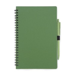 Notizbuch mit Stift A5 TRESA - Grün