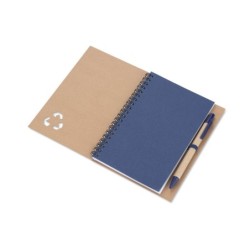 Notizblock mit Stift SERENO - Blau