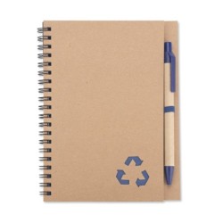 Notizblock mit Stift SERENO - Blau