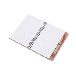 Notizblock mit Stift SERENO - Rot