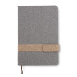 Notizbuch mit Schließe ELITE A5 - Hellgrau