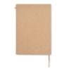 Notizblock aus Kork mit Stift TESSO A5 - Beige