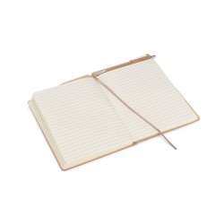 Notizblock aus Kork mit Stift TESSO A5 - Beige