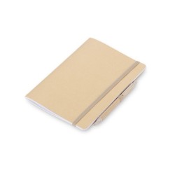 Notizblock mit Stift A5 REMATT - Beige