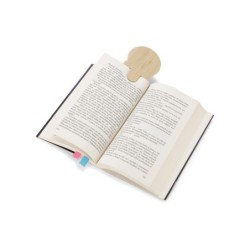 Bambuslineal mit Notizblöcken BEMO - Beige