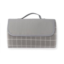 Picknickdecke CHECK - Grau
