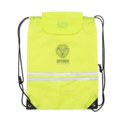 Beutel mit Strickbündchen REFLECT - Gelb