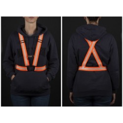 Reflektierende Hosenträger REFI - Orange