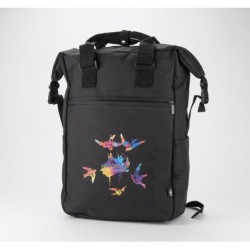 Rucksack rPET DEMOKO - Schwarz