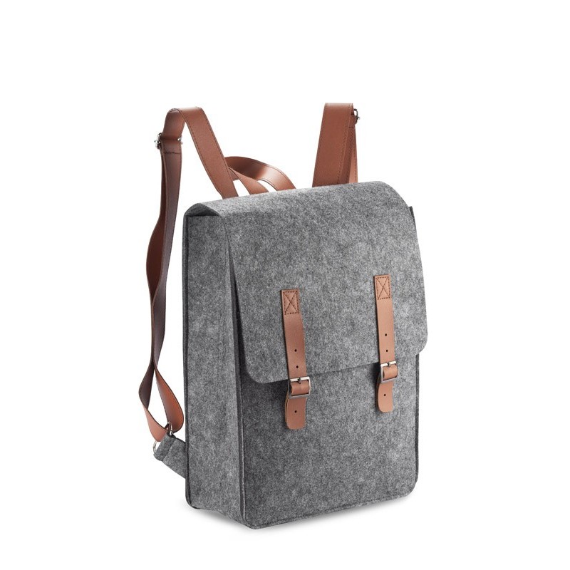 Filz-Rucksack rPET FELT2GO - Grau