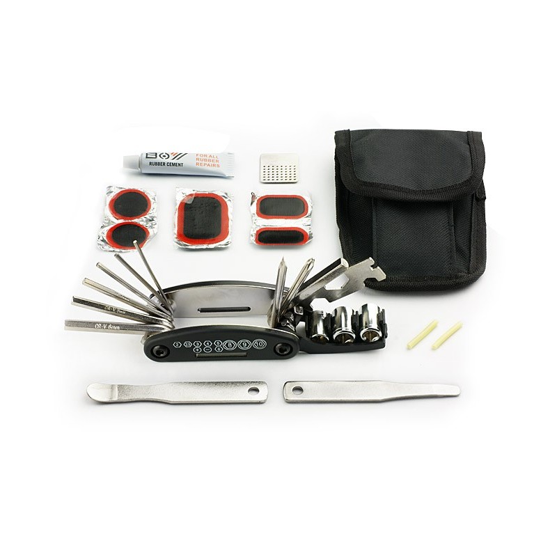 Werkzeugset für Fahrrad ILOY - Schwarz