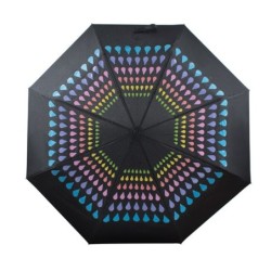 Regenschirm mit änderbarer Farbe CROPLA - Schwarz