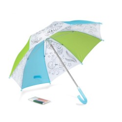 Regenschirm zum Bemalen KIDDI - Multicolor
